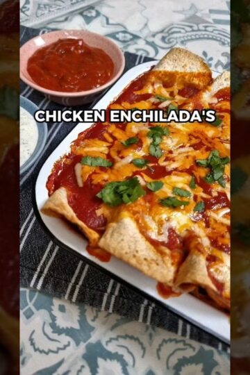 EASY CHICKEN ENCHILADA RECIPE YOU CAN MAKE TODAY! #recipe #cookwithanisa #enchiladas