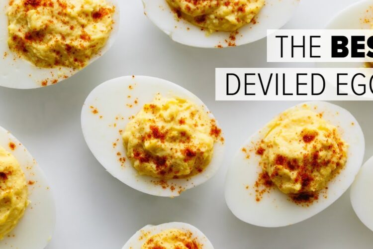 DEVILED EGGS | how to make the best deviled eggs recipe (paleo, keto, whole30)