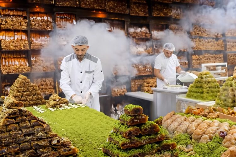 Legendary Turkish baklava and Turkish Delight! Amazing Turkish cusine compilation
