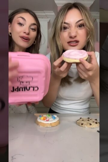 Crumbl cookie real or clay! 🍪 #challenge #crumblcookies