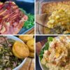 FULL EASTER DINNER! ✝ Potato Salad, Pineapple Ham, Corn Pudding, Yeast Rolls, Lamb Chops, Collards