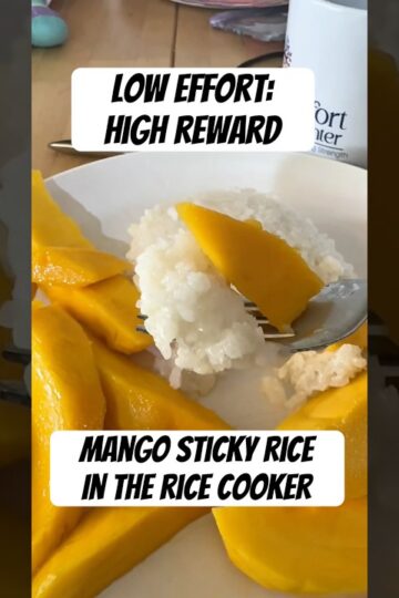 MANGO STICKY RICE: ULTIMATE COMFORT FOOD! BETTER THAN THE RESTAURANT AND ITS SO EASY TO MAKE!