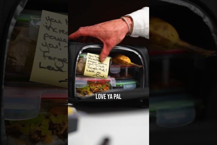 What I’d Mealprep my son for school