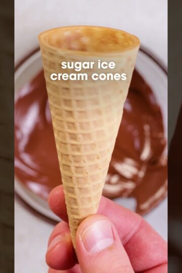No-Bake Dessert – Raspberry Cannoli Cones