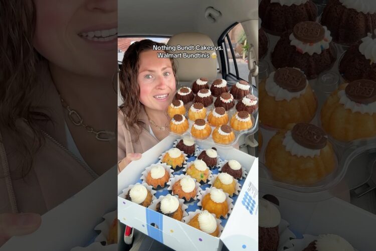 the ultimate bundt cake showdown…nothing bundt cakes vs. walmart 🛒 #newfood #dessert #walmartfinds
