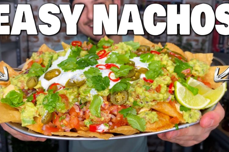 Easy Loaded Nachos 🌽🍅🧀🥑🇲🇽 | STREETFOOD at Home