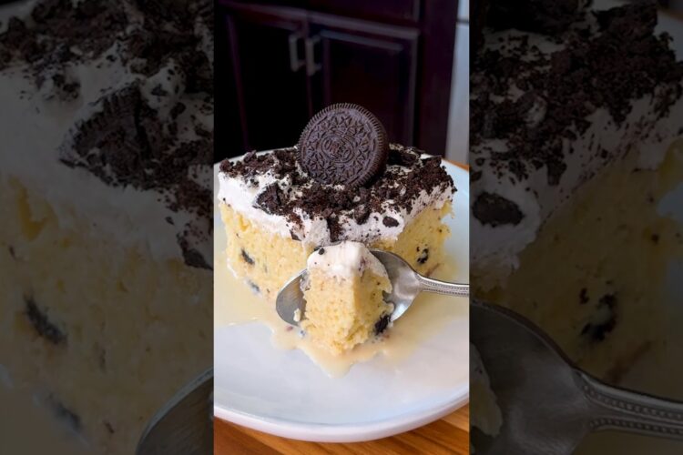 Oreo Tres Leches Cake Dessert #shorts