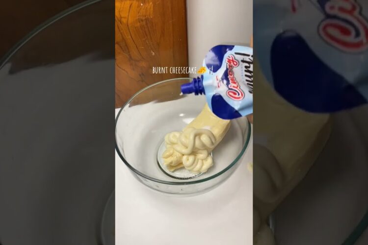 Basque Burnt Cheesecake tanpa Cream Cheese, Oven Kompor #baking #homebaker #dessert #kue #food #cake