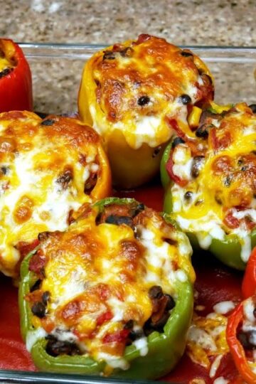 How to make the BEST Stuffed Bell Peppers on Earth | Vegetarian style | The simple way
