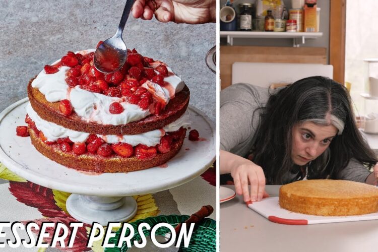 The Ultimate Strawberry Layer Cake With Claire Saffitz | Dessert Person