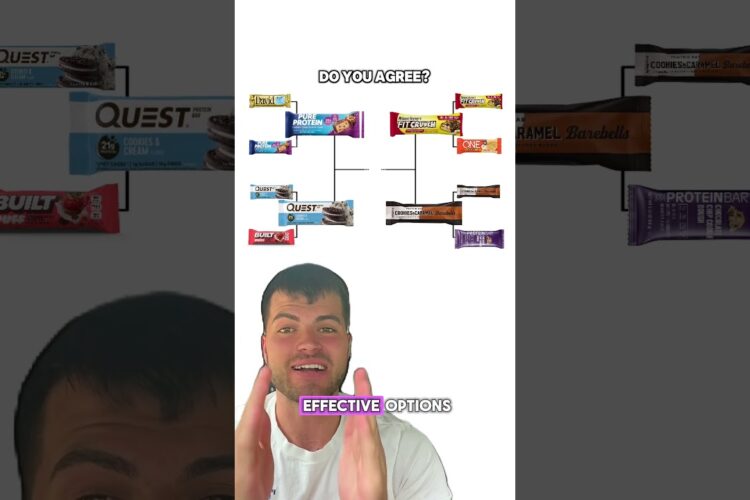 Ranking the best protein bars