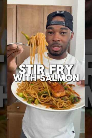 Stir Fry with Salmon #onestopchop #stirfry