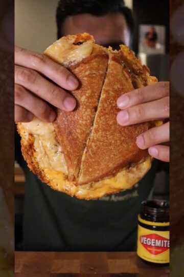 Let's Try VEGEMITE Grilled Cheese
