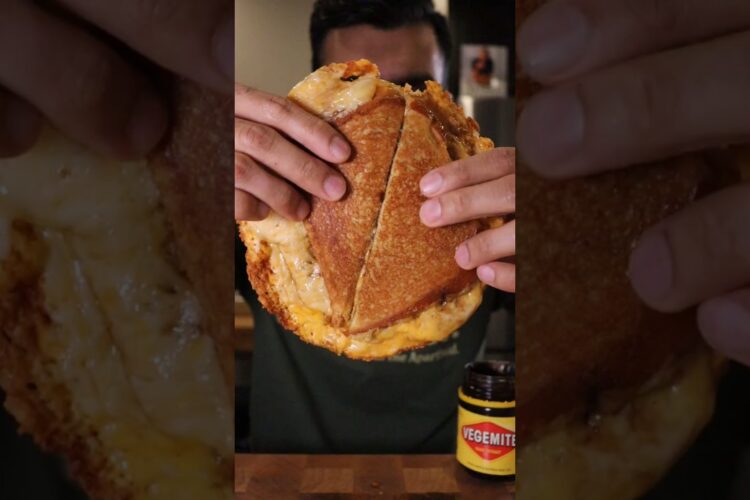 Let's Try VEGEMITE Grilled Cheese