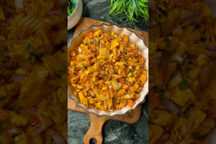 Ek dum Tasty wali Chips BHEL 😋 #recipe  #shorts