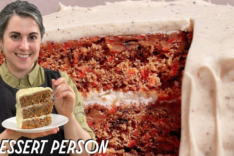 Claire Saffitz Makes Carrot and Pecan Cake | Dessert Person