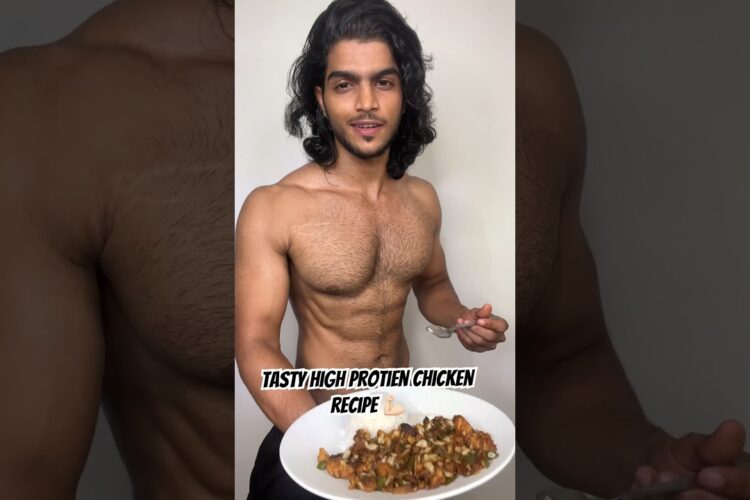 Tasty High protien chicken recipe #shorts#fitness#gym