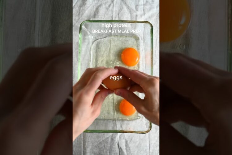 High protein, low carb, low calorie, keto breakfast meal prep! #mealprep #healthybreakfast #eggs