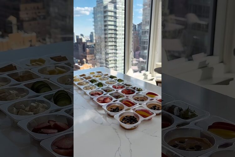 restocking my snack packs🍓🥒#restock #asmr #snacks #healthy #satisfying #mealprep #organize #shorts