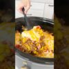 Easy crockpot dinner  #recipe #easyrecipe #crockpot #slowcooker #doritos