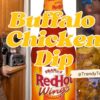 Easy Buffalo chicken dip 😋 #recipe