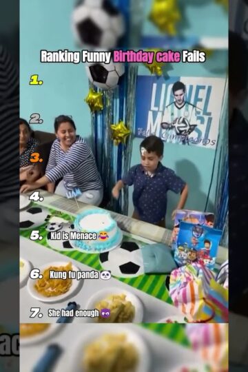 Ranking Funny Birthday cake fails! #shorts #shortsfeed #tiktok #birthday #funny