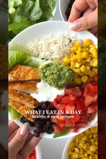 WHAT I EAT IN A DAY | 100G+ Protein | Link to Full Recipes⬆️ #healthyrecipes #whatieatinaday