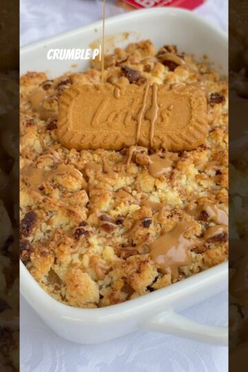 CRUMBLE SPÉCULOS 🍎 #crumble #recettefacile