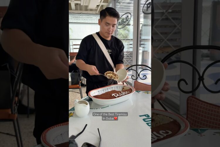 One of the best Tiramisu of Dubai ❤️❤️❤️ Must try ( Public) Dubai mall.   #tiramisu #dubaimall