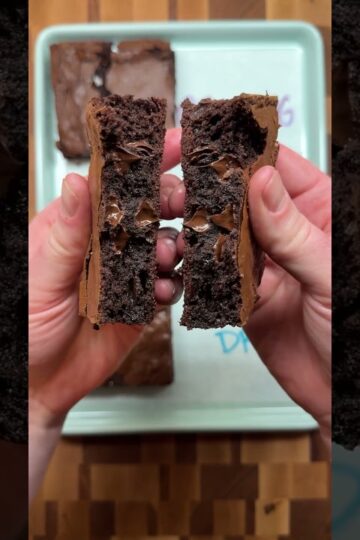How the Mixing Method Affects Brownies Taste and Texture #baking