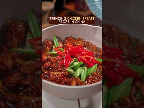 Trending Chicken Breast Recipe in China😋 #shorts