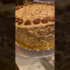 Three layer German chocolate cake