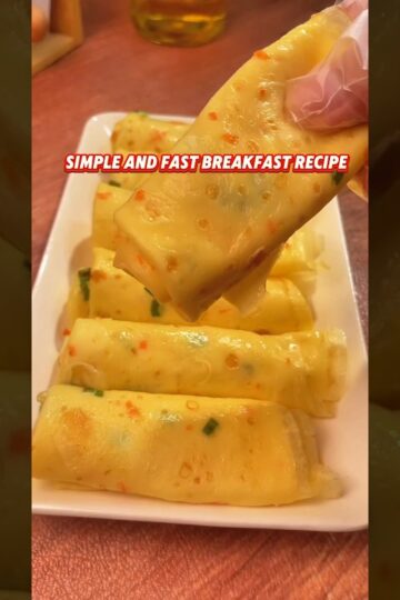 Simple and Fast Breakfast recipe #easybreakfast #easyrecipe #chinesefood #breakfastrecipe #pancake