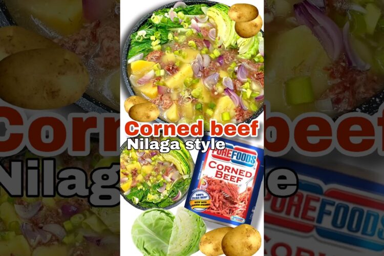 Ginisang corned beef recipe with repolyo ulam Pinoy recipe budget meal