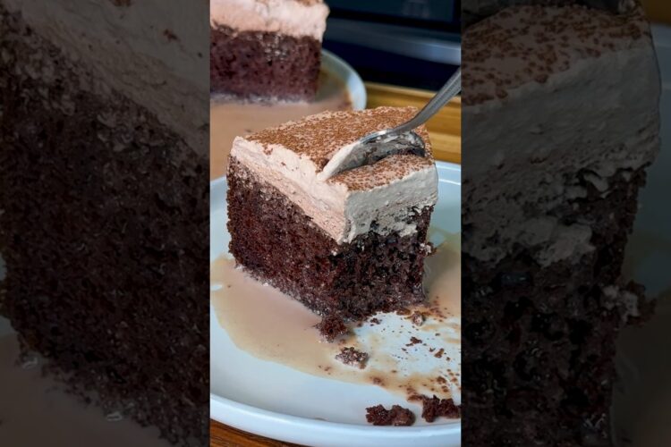 Tres Leches Chocolate Cake #shorts