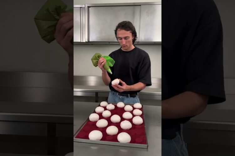 Coconut pavlova 🥥 by pastrychef_am