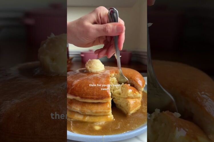 I tried to recreate the viral Golden Diner pancakes recipe