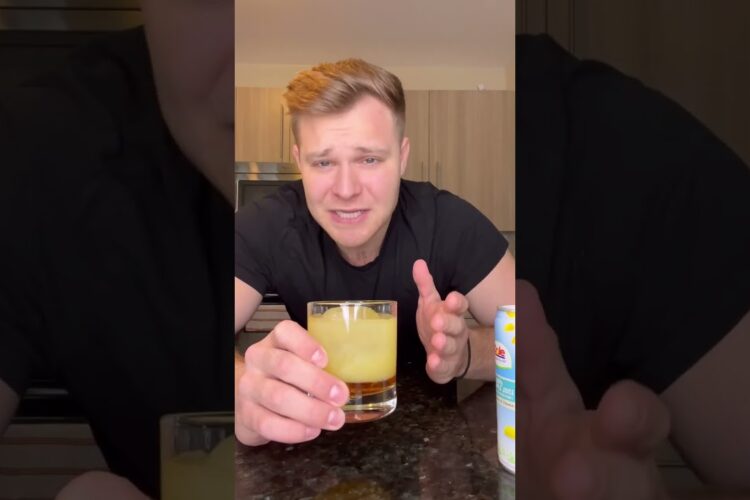 Dissaronno and Pineapple juice tastes like Ambrosia Dessert?! #shorts