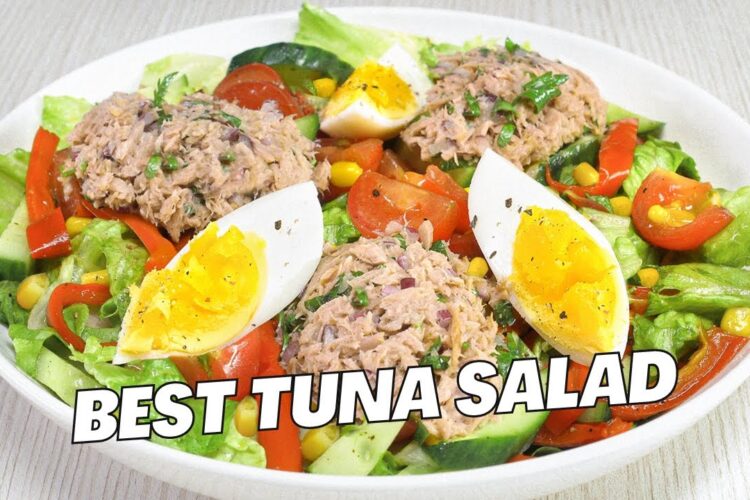 BEST Tuna Salad | How to make HEALTHY TUNA SALAD with Easy Dressing. Recipe by Always Yummy!