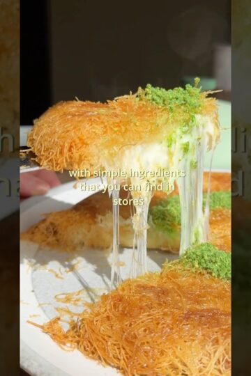 Middle eastern kunafa recipe with simple ingredients #recipe #ramadan #kunafarecipe