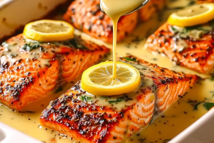 Healthy and SO DELICIOUS! A new way to cook salmon that everyone will love!