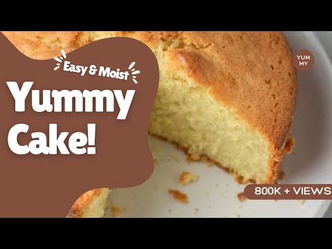 EASY AND MOIST VANILLA CAKE RECIPE! No Butter! Details in description
