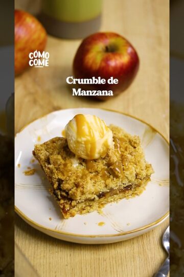 Crumble de Manzana en simples pasos #crumbledemanzana #receta #postresnavideños