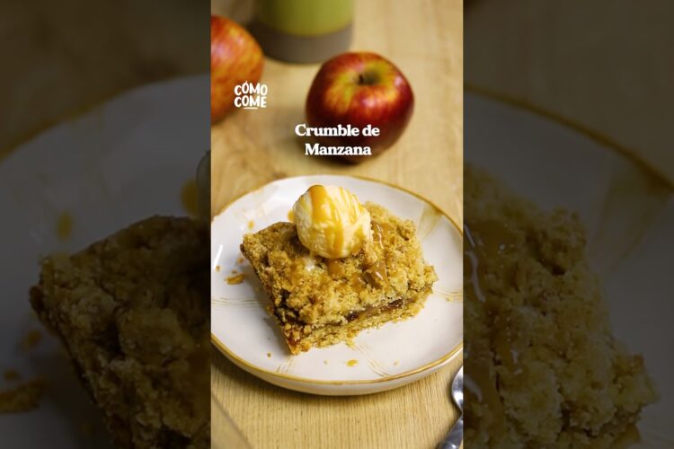 Crumble de Manzana en simples pasos #crumbledemanzana #receta #postresnavideños