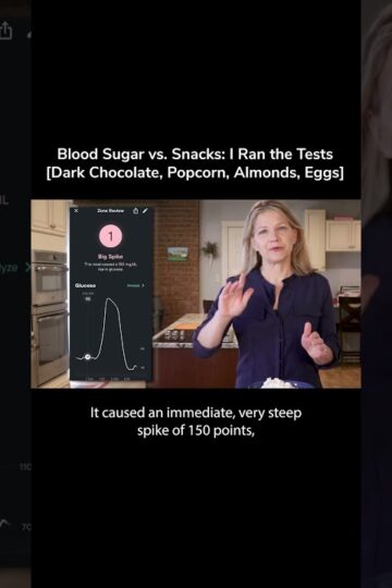 How Did Popcorn Affect My Blood Sugar? #Shorts