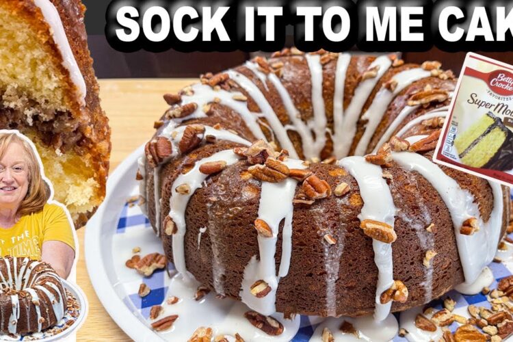 SOCK IT TO ME CAKE with Box Cake Mix, An Easy Bundt Cake Recipe
