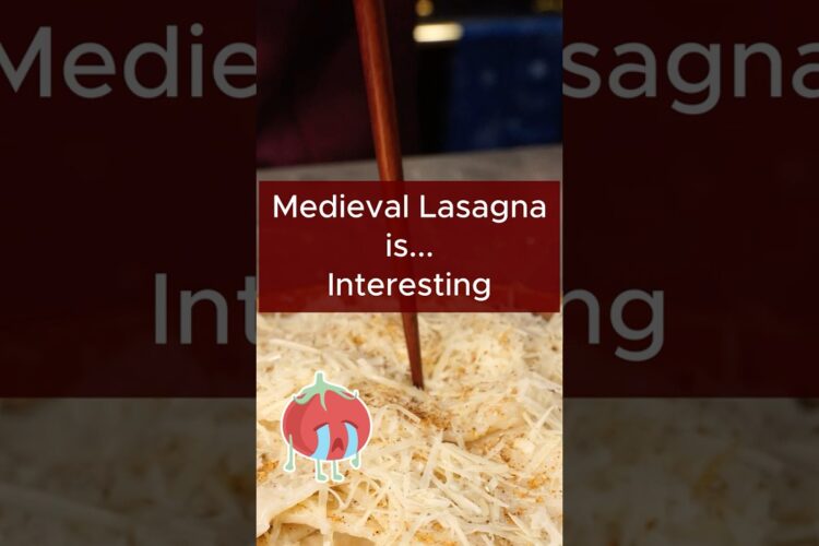 Medieval Lasagna - Pasta before tomato sauce