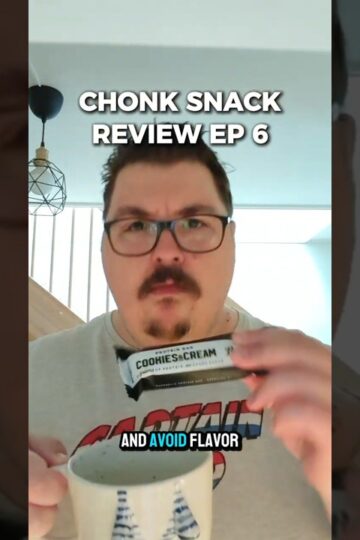 Barebells Cookies & Cream Protein Bar | Chonk Snack Review Episode 6