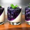 Spectacular blueberry panna cotta