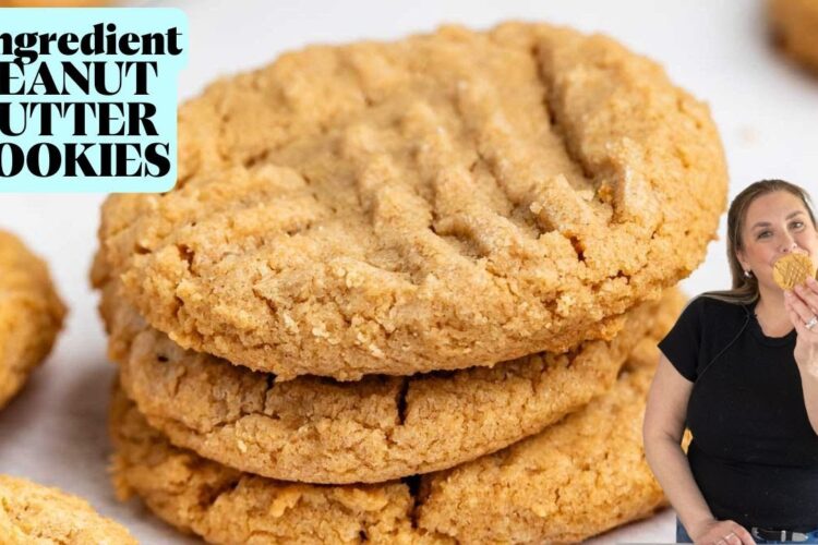 3-Ingredient Peanut Butter Cookies: The Viral Recipe